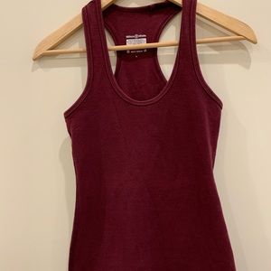 Lululemon merlot racer back tank cotton size 4